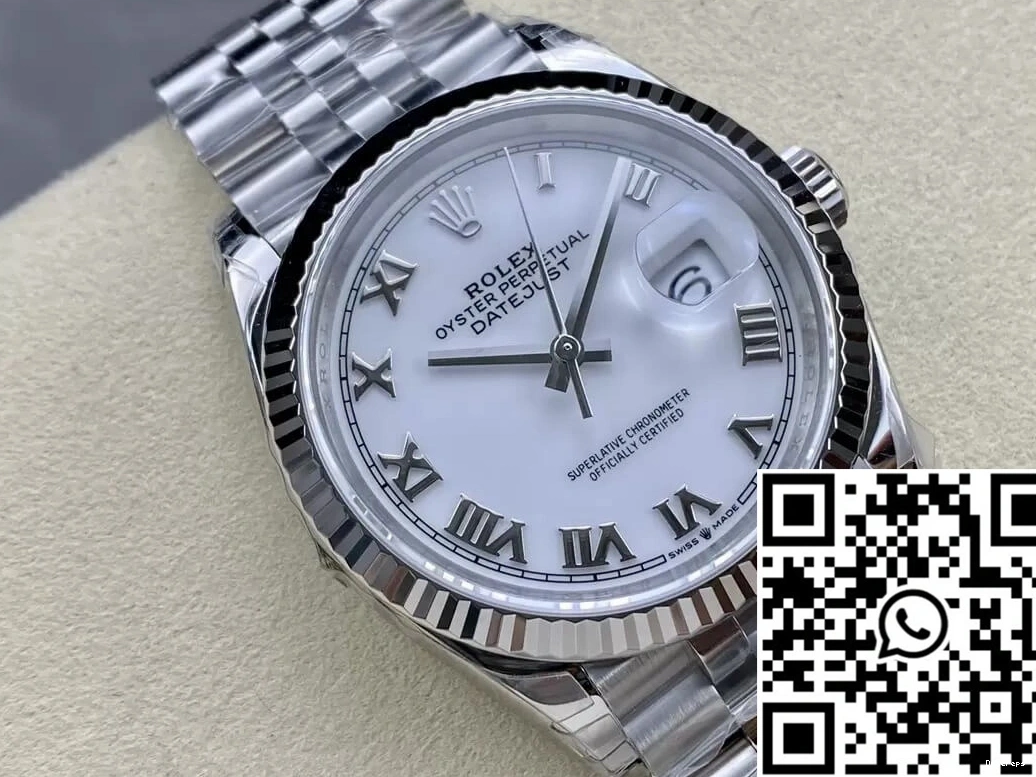 Rolex Factory Datejust VS White 36MM M126234-0025 Dial 0204